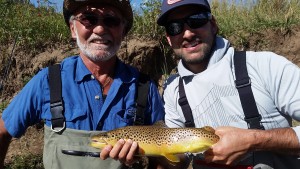 Happy Anglers on the Platte River in September