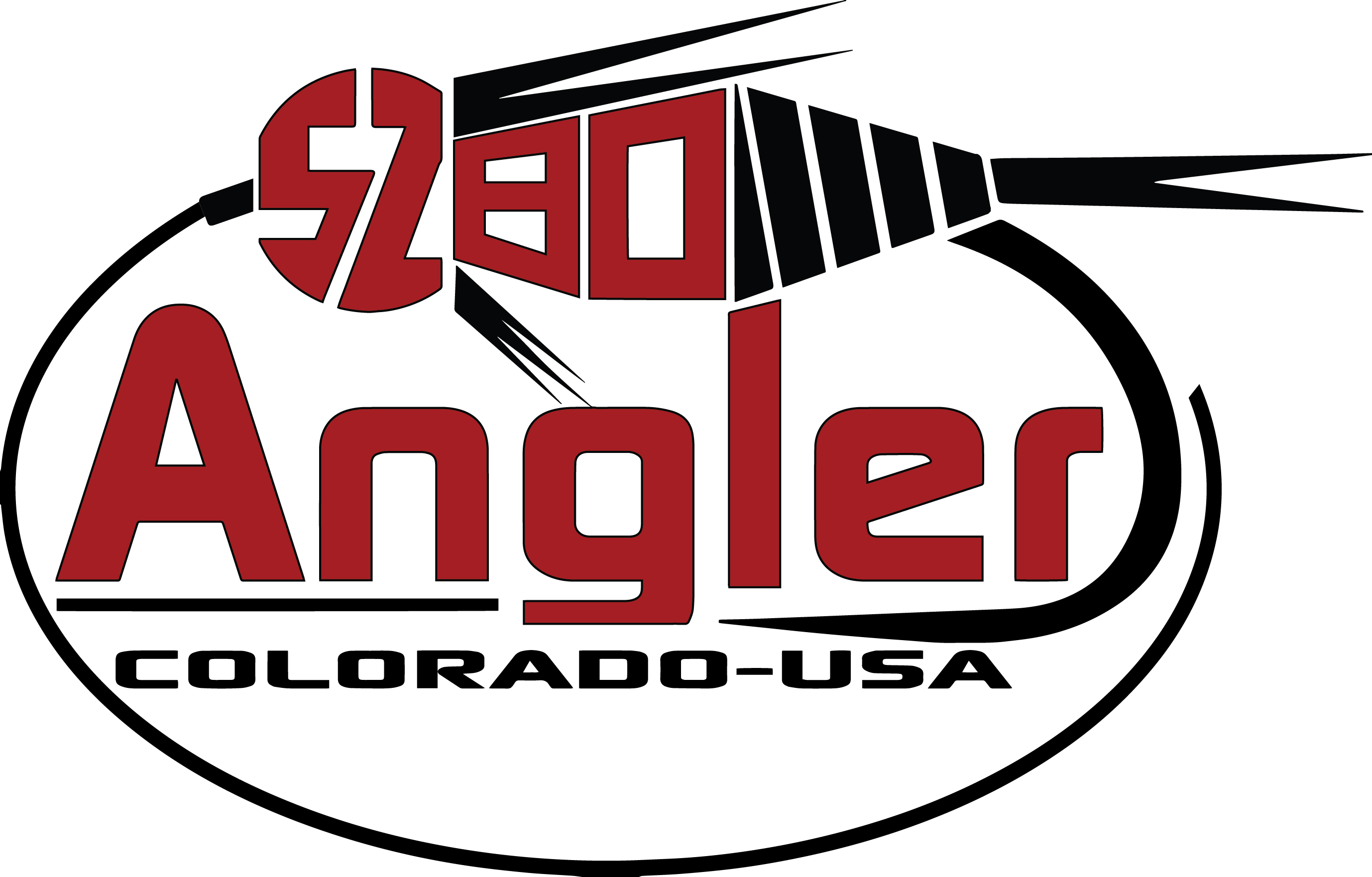 Colorado Fly Fishing Art - 5280 Angler Logo