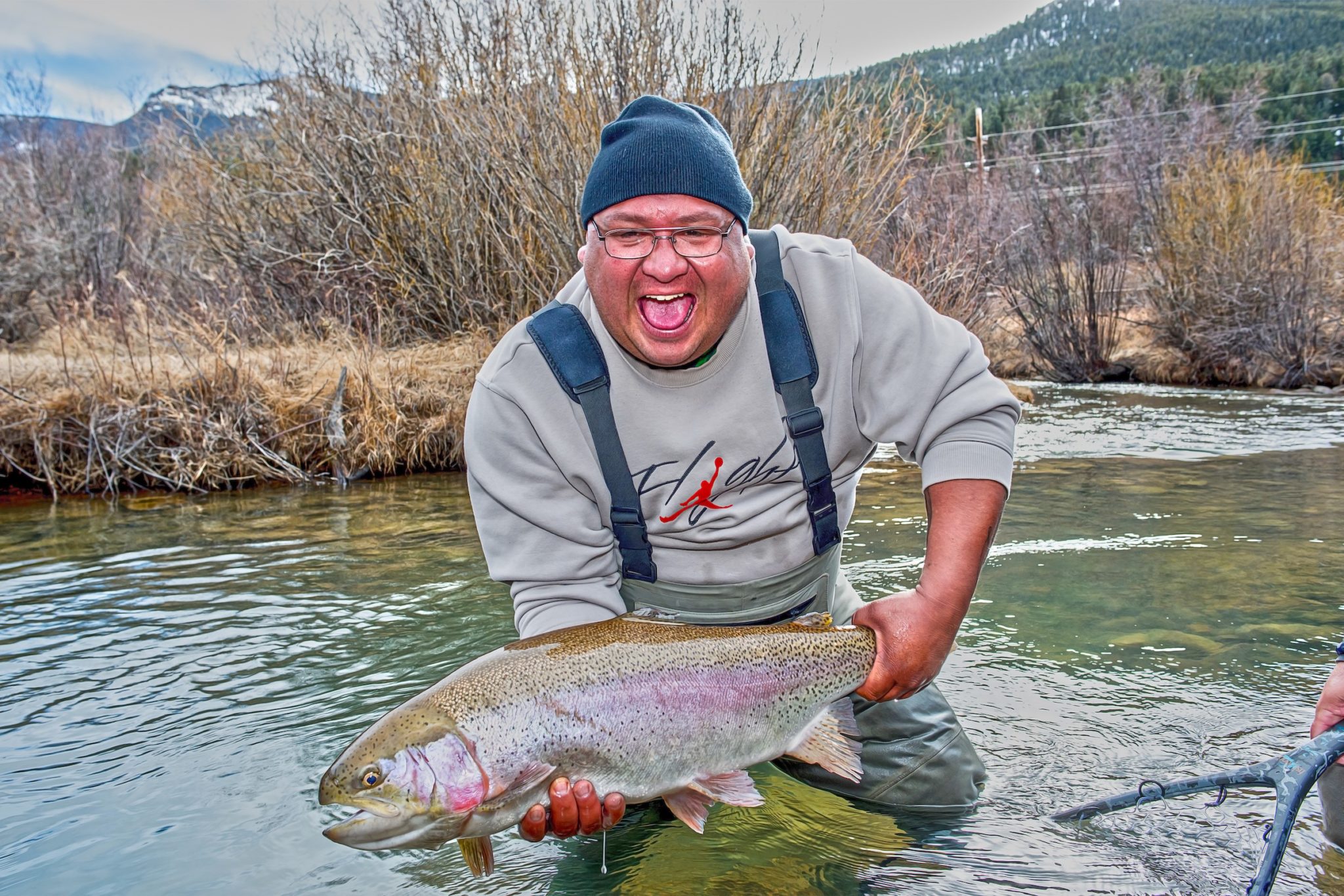 Huge Trout in the Boxwood Gulch Oxbow