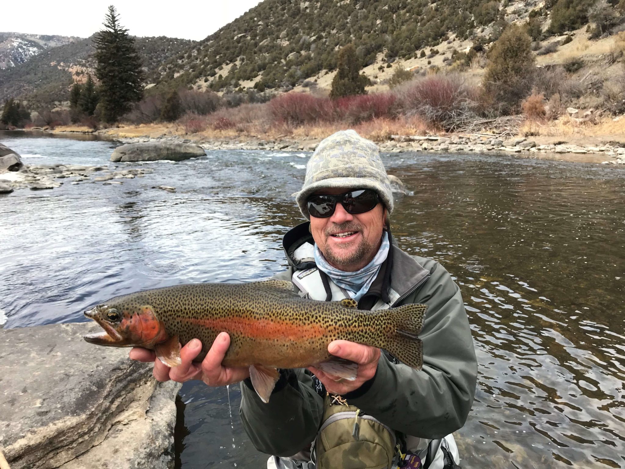 5280 Angler guide Ron Pecore on the Eagle River