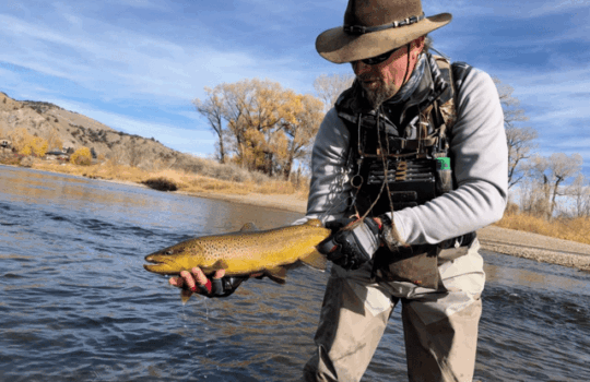 Guide Ron Pecore with nice West Slope Brownie